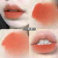Cute Rabbit Matte Velvet Lipstick With Keychain Summer Lovely Bunny Lip Mud Non-stick Cup Red Lip Gloss Korean Makeup Cosmetics. 