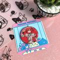K-Kasane Teto Badge On Backpack Accessories Manga Icons Pins Round Cartoon Brooches For Clothes Bag Decor s.