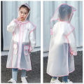 Raincoat Kids 1-10 Years Boys Girls Rain Jackets Cartoon Rain Coat Outfits Transparent Rainwear Baby Waterproof Child Clothes.