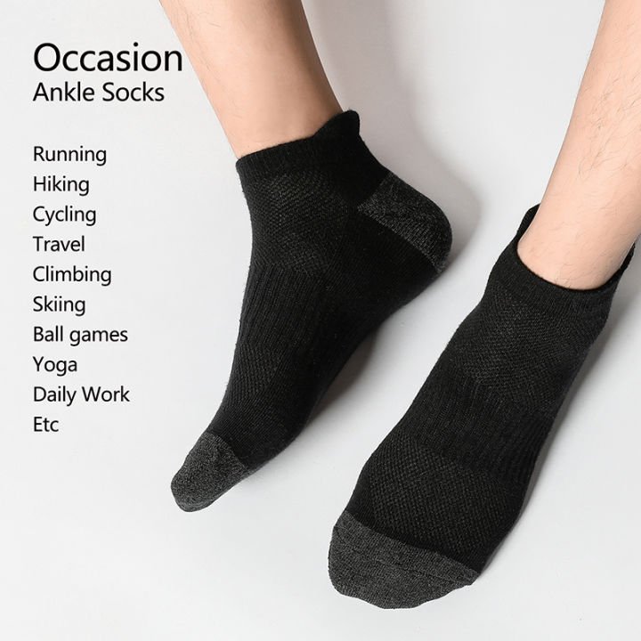 6%20Cotton%20Man%20and%20Women%20Socks%20Sports%20Solid%20Color%20Male's%20Short%20Sock%20Cycling%20Breathable%20Mesh%20Ankle%20Summer%20Running%20Socks%20-%20Image%205