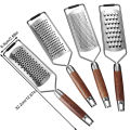1Pieces Lemon Zester With Fine Blades Lightweight Cheese/Vegetable Grater Solid Wood Handle Design Outdoor Tableware.