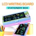 LCD Writing Board Stationery Box for Kids | Digital Pencil Box with Screen | Smart Learning Toy. 