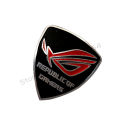 Computer Case Aluminum Sticker ROG Logo Gamer Belief Lable PC Cabinet MOD Part Black/White. 