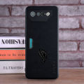 Textile Leather Case for ROG Phone 7 6 Soft TPU with Back Hard PC Material Protection Cover.