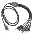 5 In 1 USB Charging Cable For Nintendo New 3DS Xl Nds Lite Ndsi Ll Wii U Charger Cable For nintendo Gba For Sony Psp 1000/2000. 