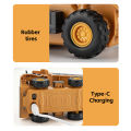 JCMO 1:64 Scale Remote Control Mini Excavator Dump Truck Full-Scale Model Engineering Vehicle Toy For Kids And Collectors New.