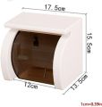 Bathroom Mobile Tissue Box R Wall Mount Waterproof Plastic Roll Pap. 