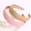 Satin Covered Headband Plain Hair Band Non-slip Ribbon Hairband for Women Girls DIY Hair Accessories Band Tiara. 