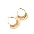 1Pair Hot Sale Disc Charm Earrings Fashion Gemetric Round Pendant Large Circle Hoop Earring for women  Look. 