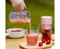 Electric Juicer Mini Portable Blender Fruit Mixers Extractors Multifunction Juice Maker Machine Blender with Straw.