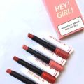 Hengfang 4pcs/Set Matte Lipstick Long Lasting Lip Stick Tube Red Lips. 