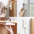 Shelves for wall self Adhesive power strip fixer Punch free Socket Holder, Self-Adhesive Desktop Socket Fixer, Cable Management Punch Free Surge Protector, Desktop Mountable Plug-in Socket Fixer Bracket Stand. 