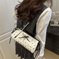 Niche Sweet Style Armpit Bag New Fashion Shopping Commuter Shoulder Bag Versatile Bow Handbag Women's Sale. 