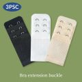 3 Pieces, 3 Rows with 2 Hook Extension Straps, Elastic, Soft and Comfortable Bra Straps, Women's Underwear Accessories. 