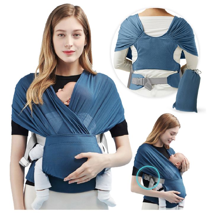 Wrap%20Baby%20Carrier%20Original%20Stretchy%20Infant%20Sling%20Perfect%20for%20Newborn%20Babies%20and%20Children%20Up%20To%2041%20Lbs%20-%20Image%204