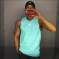 GITF Mannen Bodybuilding Tank Tops Gym Workout Fitness Mouwloos Shirt Running Kleding Stringer Singlet Zomer Toevallige Vest.