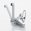 Kitchen Faucet Mixers Wall Mounted Single Handle Mixer Tap Sink Faucet Rotation Hot Cold Water Mixer Mop Pool Tap Basin Faucet.