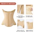 MiiOW U-shaped Waist Trainer Corset Women Buttoned Shapers Breast Lifted Waist Trainer Steel Bone Slimming Breathable Shapewear. 