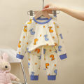 New Spring Autumn Children's Clothing Sets Sleepwear Clothes Kids Pajamas Set Baby Cotton Pyjamas. 