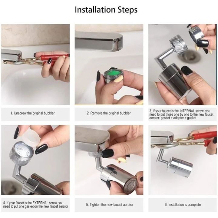 1080%C2%B0%20Rotatable%20Faucet%20Extender%20Sprayer%20Head%202%20Modes%20Universal%20Bathroom%20Tap%20Extend%20Adapter%20Aerator%20-%20Image%206