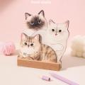 2026 Cute Cat Dog Desk Calendar Mini Desktop Calendar Notes Repeated Writing and Wiping Multi Functional Desktop Decoration ﻿. 
