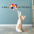 1/3PCS Cat Toys Cat Plush Ball Toy Pet Elastic Bell Ball Self Hi Ball Playing Cat Colorful Woolen Ball.