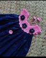 kushi frock for baby navy blue.
