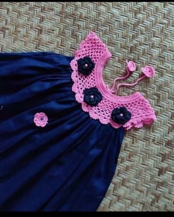 kushi frock for baby navy blue