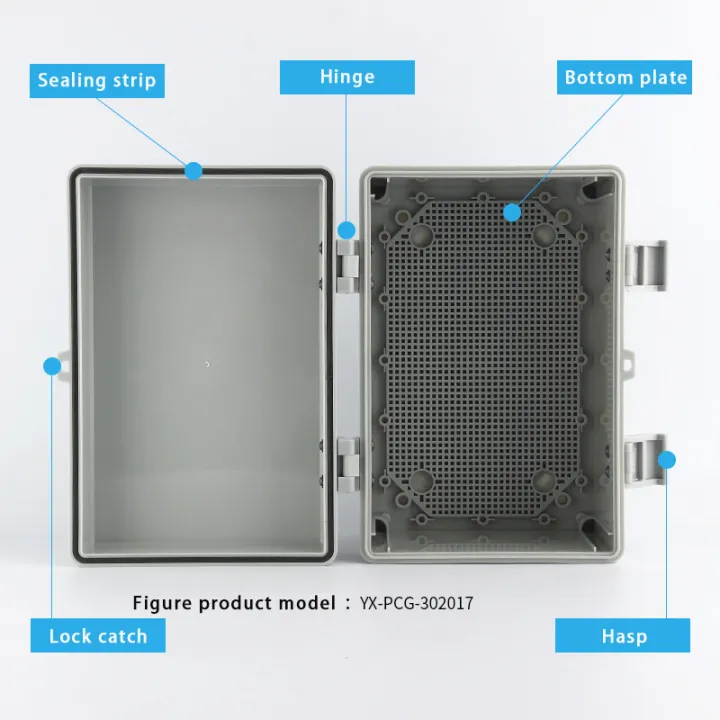 IP66%20Outdoor%20Waterproof%20ABS%20Gray/Transparent%20Cover%20Plastic%20Electronic%20Junction%20Box%20Electronic%20Housing%20Outdoor%20Waterproof%20Box%20-%20Image%204