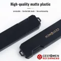 CESTOMEN Multifuncional Portable Plastic Folding Pocket Combs Barber Men Oil Head Beard Combs Hair Styling Wide Tooth Combs.