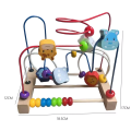 Montessori Toys Wooden Roller Coaster Bead Maze Abacus Math Toys Toddler Early Educational Toys for Kids Children 1-3 Years. 