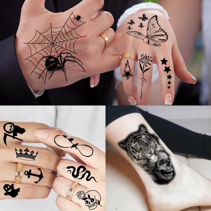 71%20Sheets%20Skull%20Lion%20Dragon%20Flowers%20Temporary%20Tattoos%20For%20Adults%20Old%20School%20Fake%20Tattoo%20Stickers%20Tiger%20Wolf%20Temp%20Tatoos%20Body%20Art%20-%20Image%206