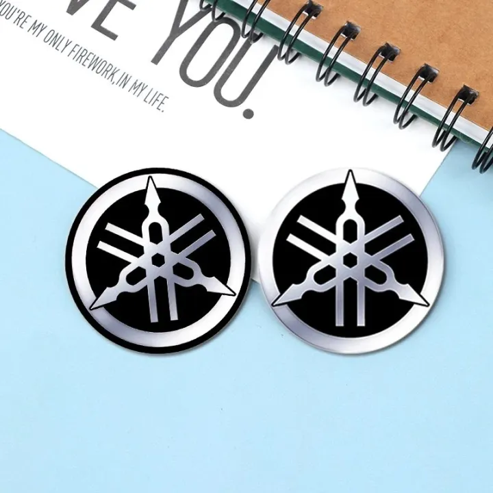 3D%20Yamaha%20Motorcycle%20Sticker%20Aluminum%20Round%20Sticker%20Decal%20Badge%20-%20Image%203
