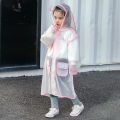 Raincoat Kids 1-10 Years Boys Girls Rain Jackets Cartoon Rain Coat Outfits Transparent Rainwear Baby Waterproof Child Clothes.
