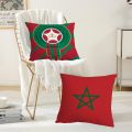 Luxury Morocco Flag Pillow Case Suitable For Bedrooms Living Rooms Cars Home Decoration. 