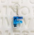 RESIN LETTER KEYCHAIN. 
