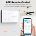 Zigbee WIFI Smart Wall Switch Ceiling Fan Speed Control Tuya Smart Life 4 Gangs Light Switches Power Monitor Touch Glass Alexa. 