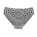 Spiral Optical Swim Trunks Stretchy Soft Skin-friendly Men's Triangle Swim Trunks Beach Carnivals Swimming Bathing Swimwear. 
