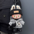 [No Doll] Doll Clothes Fashion Hoodie Pants Set for Labubu V1 V2 V3 Idol Dolls Trendy DIY Doll Clothing Accessories . 