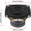 2" 8Ohm 10W DIY Small Full Range Audio Speaker Stereo Woofer Loudspeaker for Arduino and DIY Speaker. 