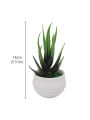 Mini Artificial Plants Bonsai Small Simulated Aloe Vera Pot Plants Fake Flowers Office Table Potted Ornaments Home Garden Decor. 