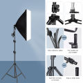 Professional Photography softbox Lighting soft box With Tripod E27 Photographic Bulb Continuous Light System for Photo studio. 