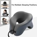Portable U-shaped Travel Pillow Memory Foam Sleeping Pillows Office Nap Pillow Car Airplane Neck Cushion Ergonomic Head Support. 