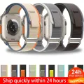 Trail Strap for apple watch band 44mm 45mm 40mm 41mm 42mm nylon bracelet correa iWatch series SE 9 8 7 6 5 Ultra2 49mm strap. 