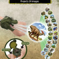 1Pc 3D Dinosaur Projection Electronic Watch for Kids - Fun Luminous Toy and Kindergarten Gift. 