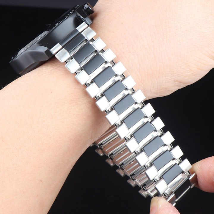 22mm Stainless Steel Elastic Band For  Watch 5/4/3GT5/4/3/2 Strap   Watch 8 8Classic Ultra2/1 47mm Bracelet