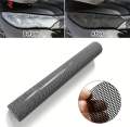 30x60cm Automotive Headlight Perforated Vinyl Wrap | Matte Finish Protective Film | Waterproof, Anti-Scratch, Self-Adhesive Car Light Sticker | JFR STICKER ZONE. 