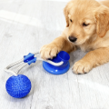 Dog Toys Pet Puppy Interactive Suction Cup Push TPR Ball Toys Molar Bite Toy Elastic Ropes Dog Tooth Cleaning Chewing Supplies.