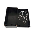 Black Box Outdoor Waterproof Case Plastic Box Electronic Project Case Instrument Waterproof Junction Box Housing.