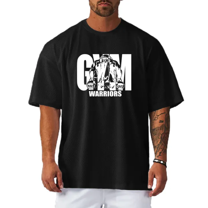 Oversized%20Loose%20Men's%20Casual%20Sport%20T-Shirt%20Gym%20Bodybuilding%20Fitness%20Short%20Sleeve%20Shirt%20Summer%20Mesh%20Quick%20Dry%20Breathable%20Clothing%20-%20Image%206
